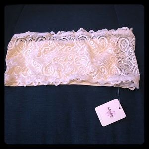 NWT Free People lace bandeau M/L